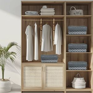 Organizador de Armario Plegable con Estructura Metálica Resistente, Estantes Colgantes para Almacenamiento de Ropa, para Dormitorio, Cocina, Organización de Bolsas y Ropa - Product Image 6