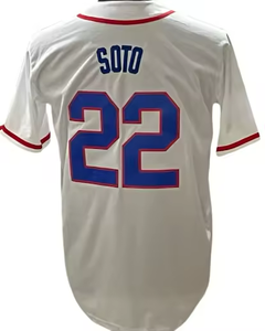Maglia da Baseball WBC 2026: Uniforme Ricamata Juan Soto 22, Tatis Jr 23, Manny Machado 3 - Vendita all'Ingrosso - Product Image 6