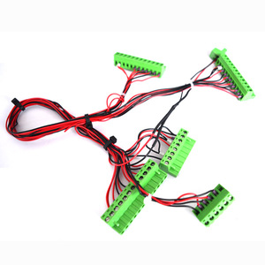Qualité Câblage CTB9208 Connecteur 5.08-12P 8 P 6P 2P Câble De Câblage 5.08 Pas 90 bornier vert Câble - Product Image 3