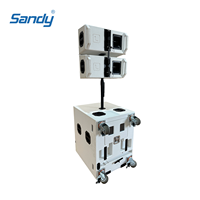Système audio Sandy Mx 2.1, système de sonorisation portable pour l'extérieur, système de sonorisation professionnel étanche, système de sonorisation en ligne