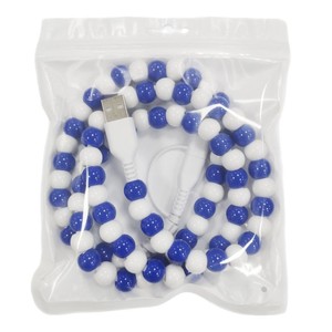 1M perles faites à la main 2 en 1 Usb données charge rapide téléphone portable câble chargeur Code - Product Image 4