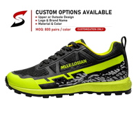 Chaussures de trail OEM ODM, chaussures de course respirantes pour l'extérieur, chaussures de sport d'extérieur certifiées par l'usine