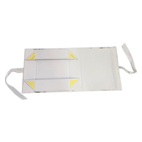 Boîte cadeau magnétique haut de gamme réutilisable avec poignée, estampage à chaud doré, pelliculage mat argenté, pour mariages, en matériaux recyclés