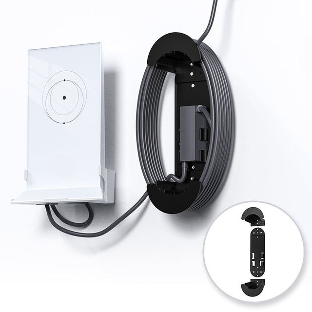 Wholesale Wall Mountable Plastic Starlink GEN3 GEN2 Ethernet Adapter Cable Caddy with Adapter Holder