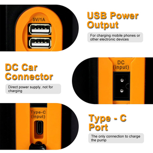Pompe à pagaie SUP Pompe de gonflage et de dégonflage numérique ABS intelligente multifonctionnelle électrique 36 cylindres - Product Image 3