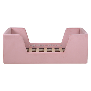 <span class=keywords><strong>Cama</strong></span> Individual de Peluche <span class=keywords><strong>Rosa</strong></span> para Niños, Segura y Ensamblable, <span class=keywords><strong>Cama</strong></span> Alta de Alta Calidad para Niños, Muebles Infantiles Personalizados de Fábrica al por Mayor - Product Image 5