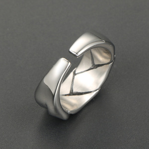 Stainless Steel Woven <b>Ring</b> <b>Adjustable</b> Opening Men's Fashion Jewelry SA1072 - Product Image 4