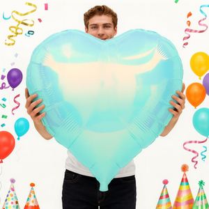 32Inch Festival Supplies Crystal Heart <b>Balloons</b> Photo Props Wedding <b>Party</b> Decoration Jelly Blue Aluminum Foil <b>Balloon</b> - Product Image 1