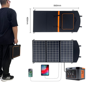 Chargeur solaire portable pliable Fullsun USB DC TYPE C 45W pour tablette mobile, batterie externe - Product Image 5