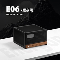 Boîtier Mini ITX Sugar Cube Mechanical Master E06, petite boîte horizontale pour ordinateur de bureau à domicile