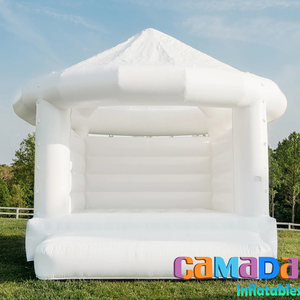 Castillo Inflable Blanco <span class=keywords><strong>de</strong></span> PVC Personalizado para Bodas, Niños y Adultos, para Fiestas y Eventos - Product Image 2