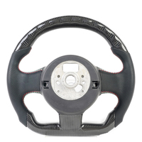 Volant de changement de vitesse intelligent à LED adapté au volant en Fiber de carbone véritable à échappement Lamborghini gallaldo