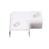 75*40mm/1.57 "W * 2.95" H 90 ° degré coude plat Offre Spéciale blanc conduit décoratif Pvc tuyau décoratif Ac pièces de rechange ligne ensemble couverture