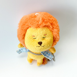 CE/ASTM OEM venta al por mayor personalizado nuevo juguete de peluche León bosque <span class=keywords><strong>rey</strong></span> muñeca llave colgante llavero de peluche - Product Image 5