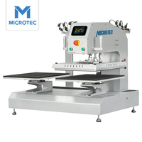 Presse à chaud pneumatique double station Microtec TITAN XP-20P 16x20 avec alignement laser pour l'impression DTF et la sublimation sur t-shirts