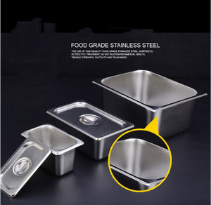 Récipient Gastronorm Inox 1/1 10 Cm Equipement de Cuisine Fabricants Acier Transparent Stockage Gastonomia Alimentaire Gastroom Soupe Gn Pa - Product Image 4
