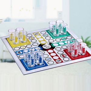 Copa de Vino Ludo Grande de Alta Calidad con Juego de Beber Ajedrez Volador, Juego de Beber Ajedrez Volador con Una Copa para Entretenimiento - Product Image 3