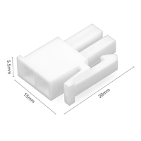 Kit de connecteurs d'alimentation JRready JRN011 2 broches Molex 4.2 pas Mini-Fit Jr série 5557 avec boîtier 18-24AWG (1 ensemble)