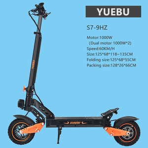 Scooter Plegable de Fábrica, 1000W, Batería de Litio, Alta Velocidad, Dos Ruedas, para Adultos, S7-9HZ, 50km/h, Scooter de Alta Velocidad S7-9HZ - Product Image 3