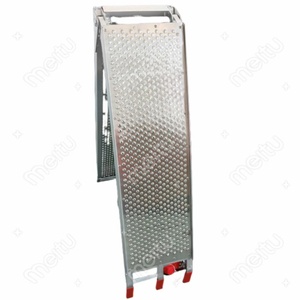 <span class=keywords><strong>Antai</strong></span> Factory vend 30% de réduction Rampe de chargement de voiture en aluminium argenté personnalisable pour VTT avec capacité de 340kg et garantie de 12 mois - Product Image 1