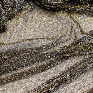 Mới Đến Kim Loại Lá xếp li Crepe Vải 100% Polyester Đầy Màu Sắc Bộ Nhớ Căng Vải Cho Phụ Nữ Cưới May Mặc Mùa Hè - Product Image 4