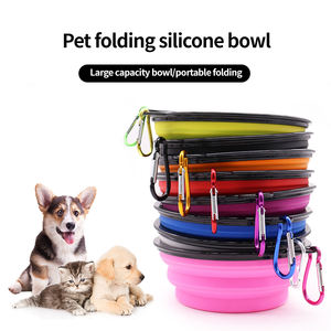 Cuenco para perros de acero inoxidable al por mayor, cuenco para mascotas rojo y azul - Product Image 2