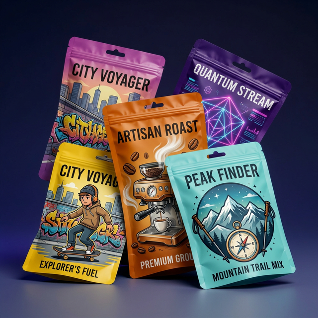 3.5g Mylar Bags Custom Printed Resealable Edible Packaging Mylar Plastic Smell Proof Zip Lock Stand up Pouch with Airplane Hole