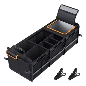 Organizador de maletero de coche de gran capacidad de alta calidad de fábrica OEM con bolsa de refrigeración extraíble bolsa de almacenamiento de coche plegada