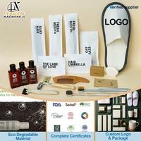 2026 Hawer OEM Fabricant 5 étoiles Biodégradable Écologique Bon Prix Mini Format Shampoing Crème à raser Articles de toilette pour hôtel