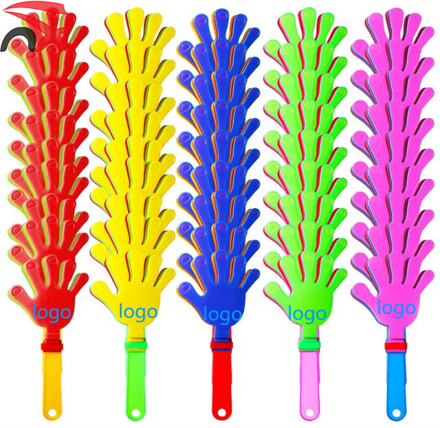 Custom Wholesale Mini Hand Soundboard Plastic Noisemakers Bulk Clappers Noisemakers Party Favors Hand Clappers