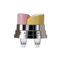 Kemasan Krim Serum Mini 10ML portabel kualitas tinggi kemasan Krim Mata siang malam tabung ganda botol tanpa udara cetak ABS