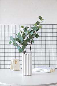 Guirlande artificielle d'eucalyptus ver, 1 pièce, longues feuilles argentées, plantes à feuillage, fausses Branches en plastique, Branches vertes, buste - Product Image 5