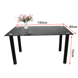 Best Choice Products <span class=keywords><strong>Comedor</strong></span> Juegos de <span class=keywords><strong>comedor</strong></span> 7 Pieces Kitchen have 6 Leather Chairs Black Dining room Set - Product Image 3