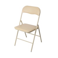 Chaise pliante de banquet portable bon marché en gros Tables et chaises de restaurant en plein air Chaise pliante en métal rétro personnalisée pour mariage