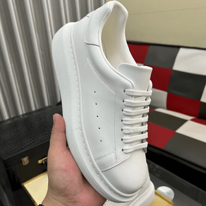 Alexander Plaid Pattern Retro Chunky Platform Lace-Up Mc. Sneakers Genuine Leather Upper Midsole Lightweight Comfortable Queen - Product Image 1