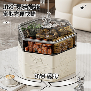 Luxus Swan-förmige Kunststoff-Aufbewahrung sbox Feuchtigkeit beständige versiegelte Schalen fü<span class=keywords><strong>r</strong></span> Trocken früchte Süßigkeiten Nüsse & Snacks fü<span class=keywords><strong>r</strong></span> Tee tisch Dim <span class=keywords><strong>Sum</strong></span> - Product Image 5