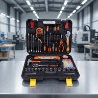 Ensemble d'outils à main en acier au carbone à usage général, 25 pièces, avec étui rigide, fourniture directe d'usine OEM, kit d'outils de haute qualité pour projets de bricolage