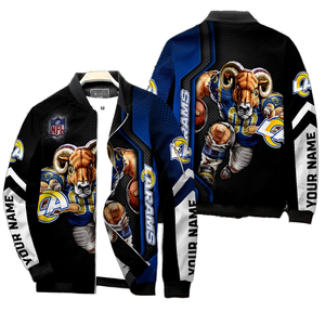 Chaquetas Bomber de Talla Grande para Hombre, Resistentes al Viento, con Cierre de Cremallera, Personalizables para Equipos, Marca Trademark Soccer - Product Image 1