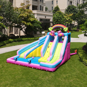 Castillo Inflable de Nailon Flamingo para Bebés, Casa de Juegos Inflable para Niños Pequeños NB-93005-1, Casa Inflable de Nailon Flamingo - Product Image 2