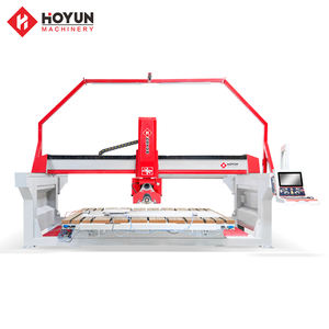 Hongyi 5 eixos cnc granito mármore pedra ponte serra diamante fio escultura corte máquina - Product Image 1