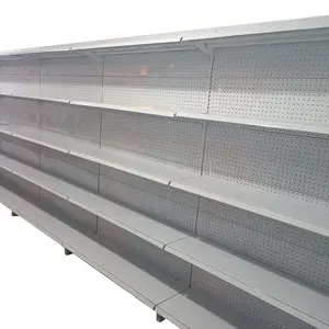 Cold Rolled Steel display racks retail store shelf heavy duty supermarket shelves for grocery store