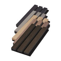 Panneaux acoustiques muraux en bois, écologiques, ignifuges, matériau absorbant le son, panneaux acoustiques muraux en grille