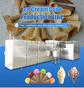 Industrial Mini Ice Cream <strong>Cone</strong> Maker Waffle Egg Roll Sugar <strong>Cone</strong> <strong>Small</strong> Processing Machine for Chocolate Production - Product Image 1