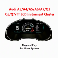 Écran LCD de 12,3 pouces pour tableau de bord d'Audi A3/A4/A5/A6/A7/TT/Q3/Q5/Q7 avec CarPlay, Android Auto et HiCar intégrés.