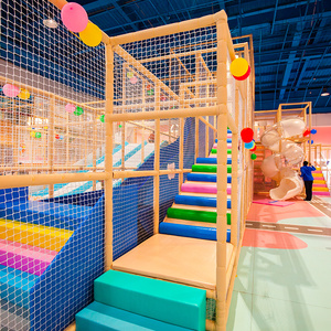 Équipement de terrain de jeu intérieur commercial COWBOY, structure d'escalade pour enfants, solutions de salle de jeux personnalisées, grande capacité - Product Image 2