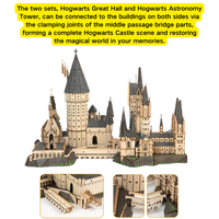 Set de Construcción del Castillo de Hogwarts, Rompecabezas Educativo 3D, Bloques de Madera de Harry Potter, Modelo de Edificios, Juguetes, Regalos para Niños