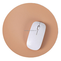 Tapis de souris en cuir PU pour cadeaux promotionnels et d'affaires, accessoires de bureau pour ordinateur portable, tapis de souris de jeu, tapis de souris de bureau, sous-verre en PU