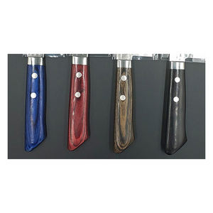 Juego de caja de regalo japonesa, cuchillo de chef con mango de madera, acero de Damasco - Product Image 4