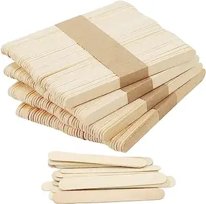 Lollipop Sticks Natural Wood Ice Cream Sticks Ideal for Arts and Handwork Classroom Art Supplies