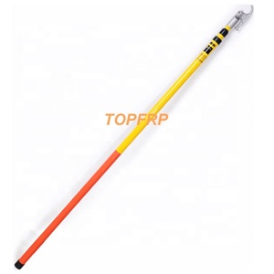 3 Section Fiberglass Construction 100kV Telescopic Hot Stick - Product Image 1